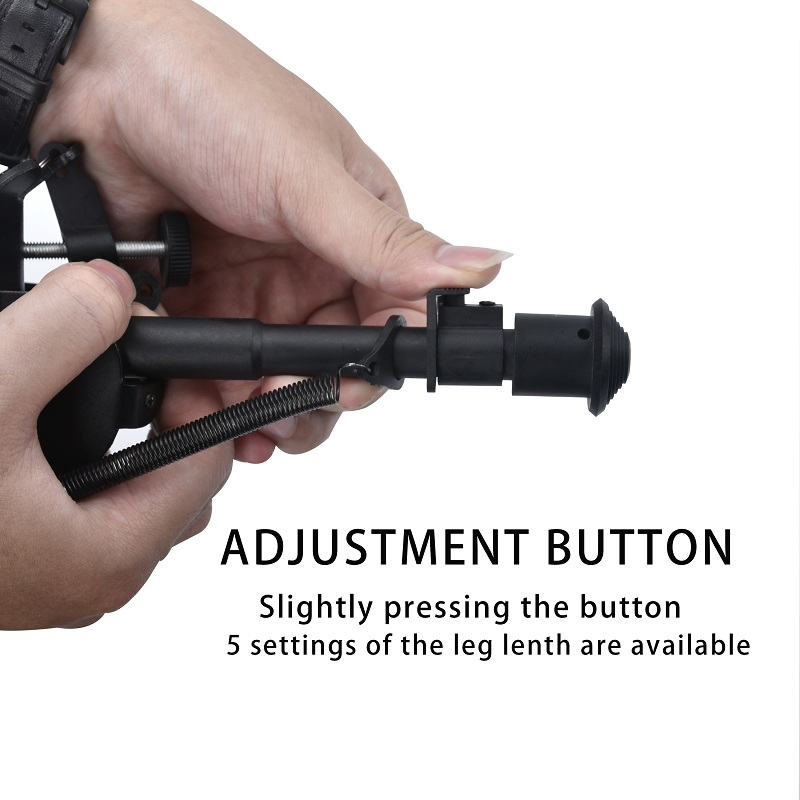 Pivoting Mount Unique Tilting 360 Degree Rotating Tactical Bipod with ...