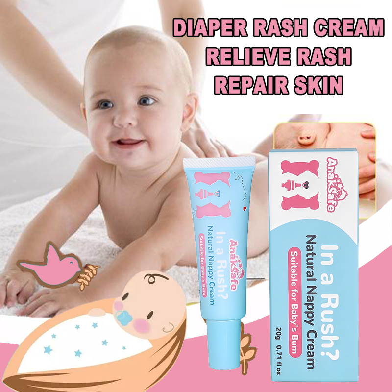 Anaksafe Diaper Rash Cream - Prevents and Repairs Diaper Rash, Soothes ...