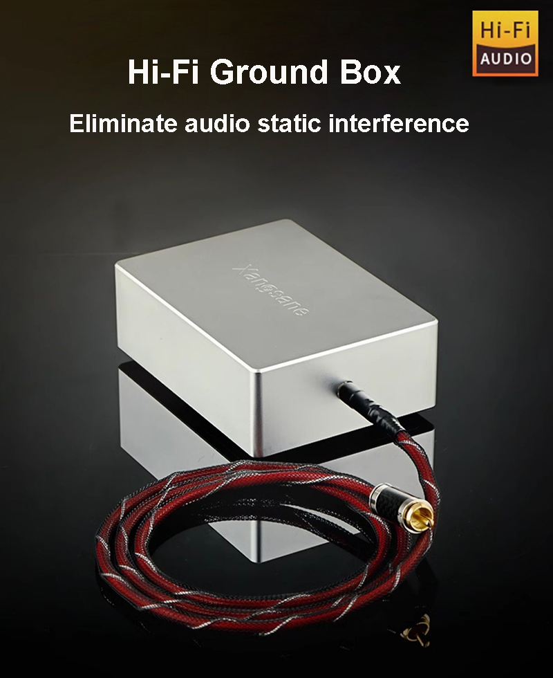 Produktbild von Jieotwice Hi-Fi Audio GND Verstärker Decoder Lautsprecher Audio Ground Box Mixing Box Power Purifier Filter Electronic Black Hole Ground Box