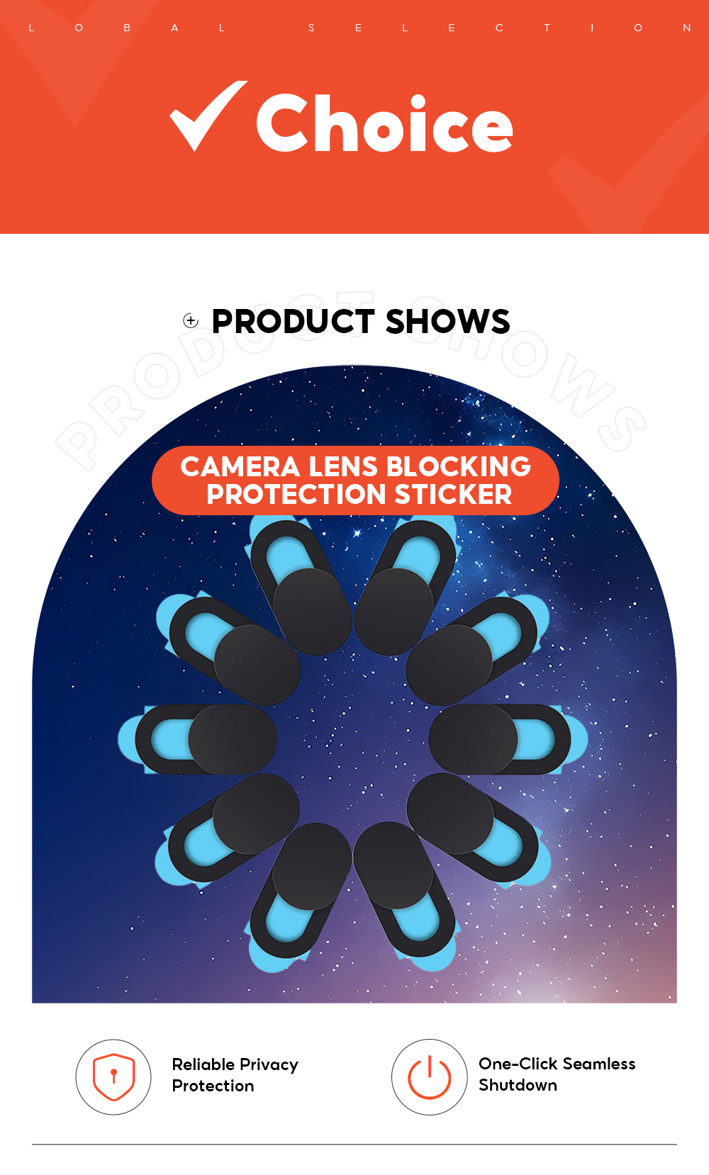 10 Pcs Webcam for Pc Cover Privacy Sticker Ultra-thin Slider for Iphon ...