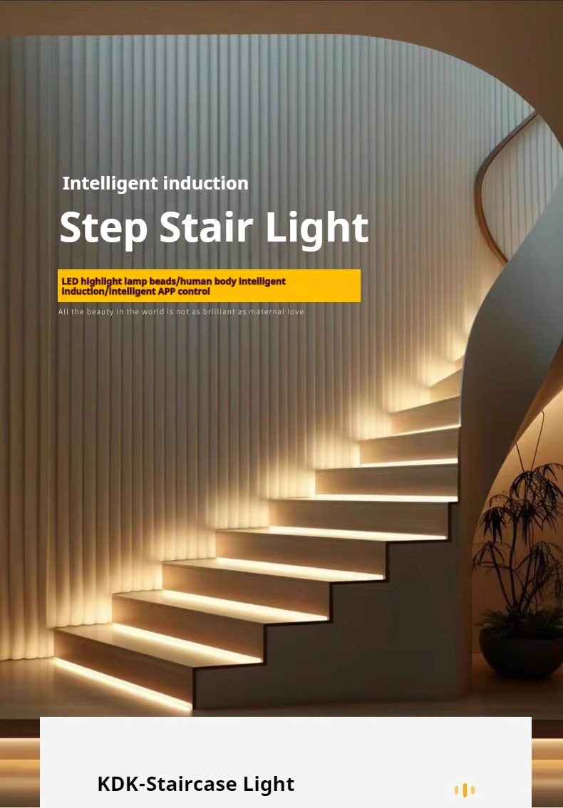DIY Stair Sensor Lights - Customizable Step Length! Easy 1-Wire Setup ...