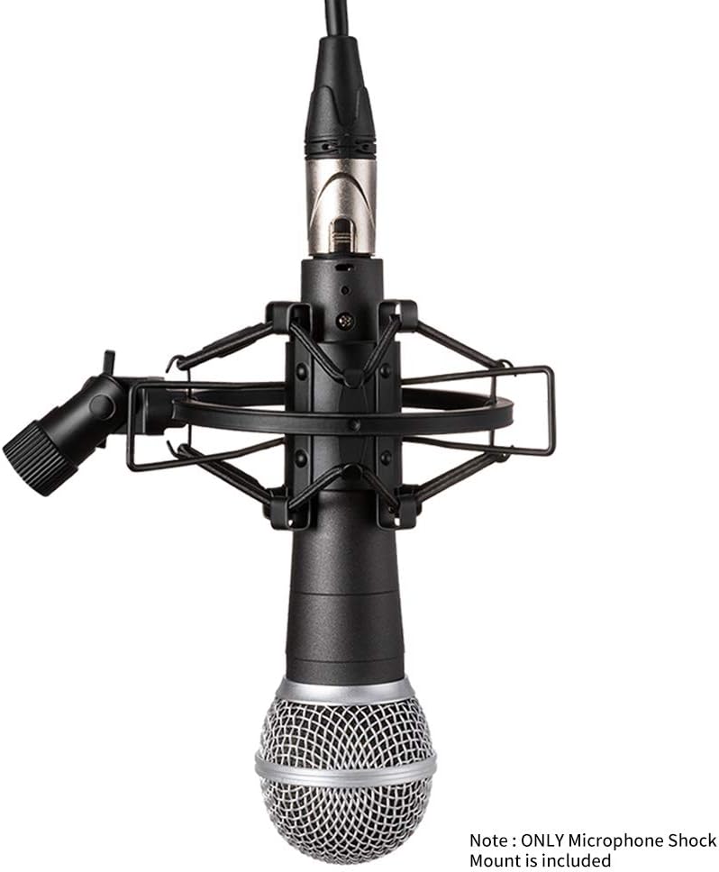 Microphone Shock Mount Holder Clip Mic Anti-Vibration for 22mm-26mm ...