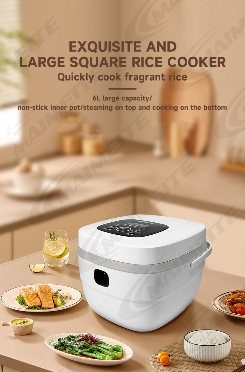 Maimeite Rice Cooker Large Capacity 6.0l Home Multifunctional ...
