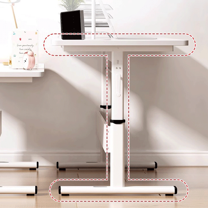 Liftable Laptop Table Multiple Adjustable Height Bedside Table Bed Desk ...