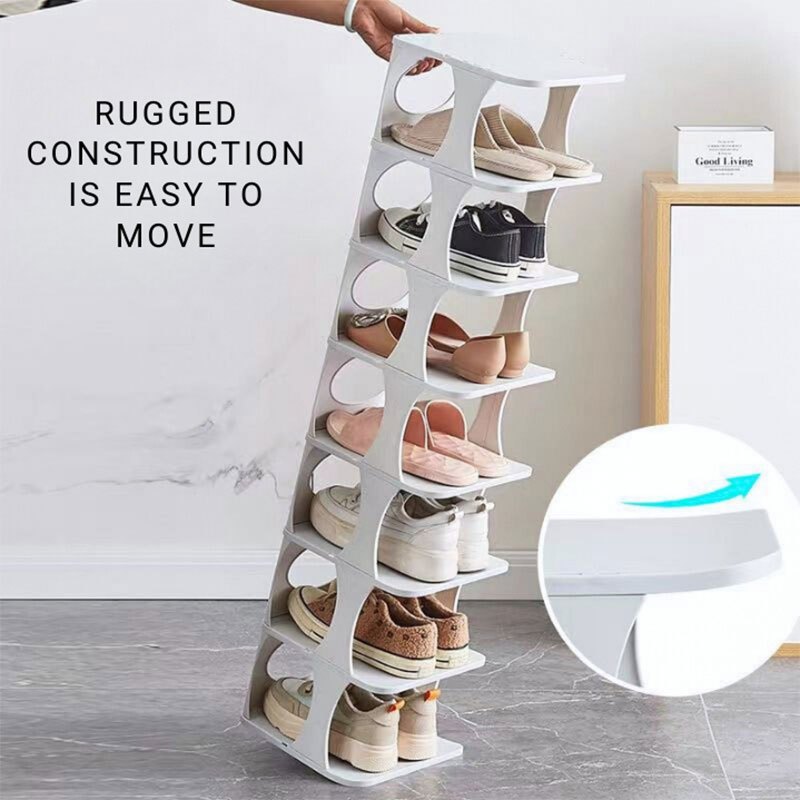 1CHOISE Shoe Rack Organizer Stackable Shoes Rack For Dormitory Bedroom ...