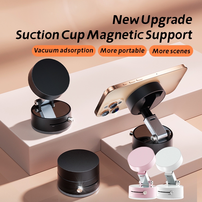 thumbnail image 2 of Magnetic Car Phone Holder - 360?? Rotation Suction Cup Mount For Dashboard & Windshield 2 of 13
