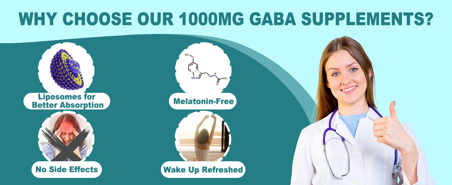 [COD] Lilicare GABA Supplement-1000mg with L-Theanine Magnesium Sleep ...