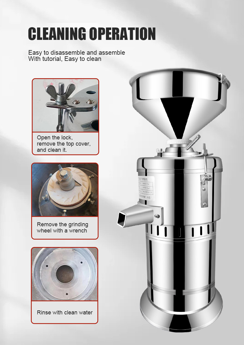BOBI Electric peanut butter machine commercial sesame paste machine ...