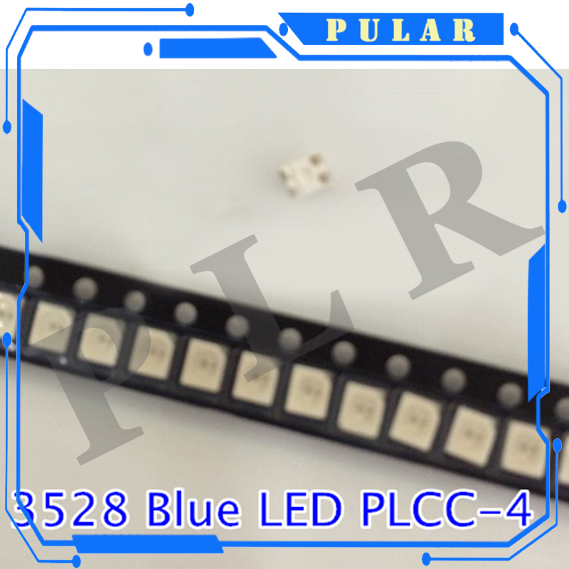 20PCS 3528 blue 4-legs white blue red orange super bright LED lamp ...