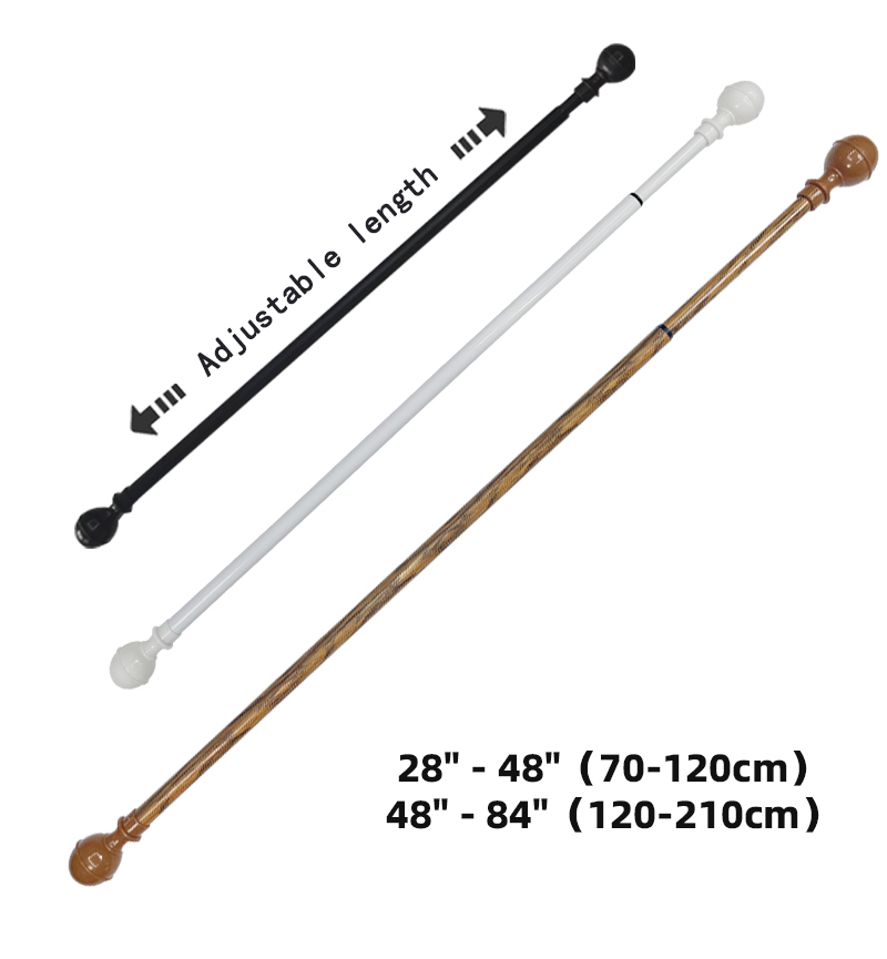 Curtain rod Extendable Adjustable Modern Curtain Rod | Shopee Philippines