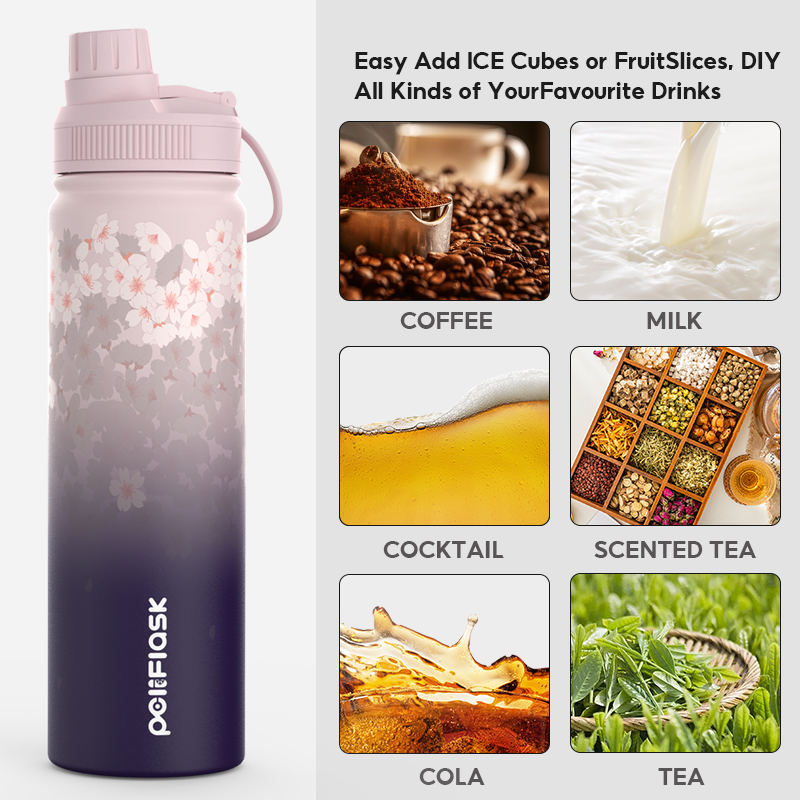 Peliflask Tumbler Sakura Spring Blossom Series Hydration Flask Vacuum ...