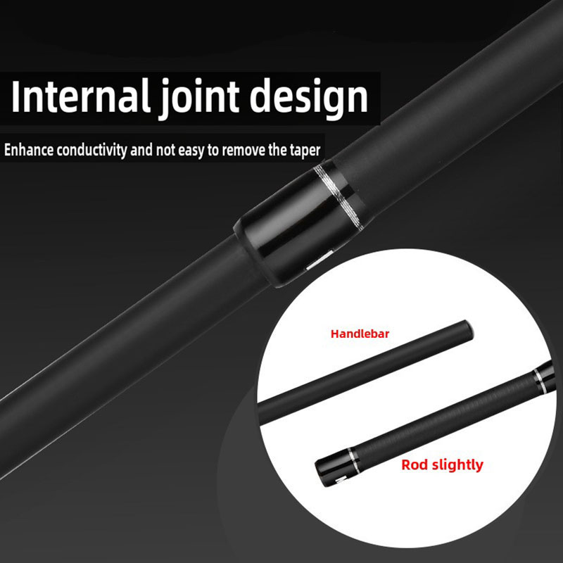 2Tips H/MH Fishing Rod Solid Carbon Tips 2.1m/2.4m/2.7m/3.0m Flexible ...
