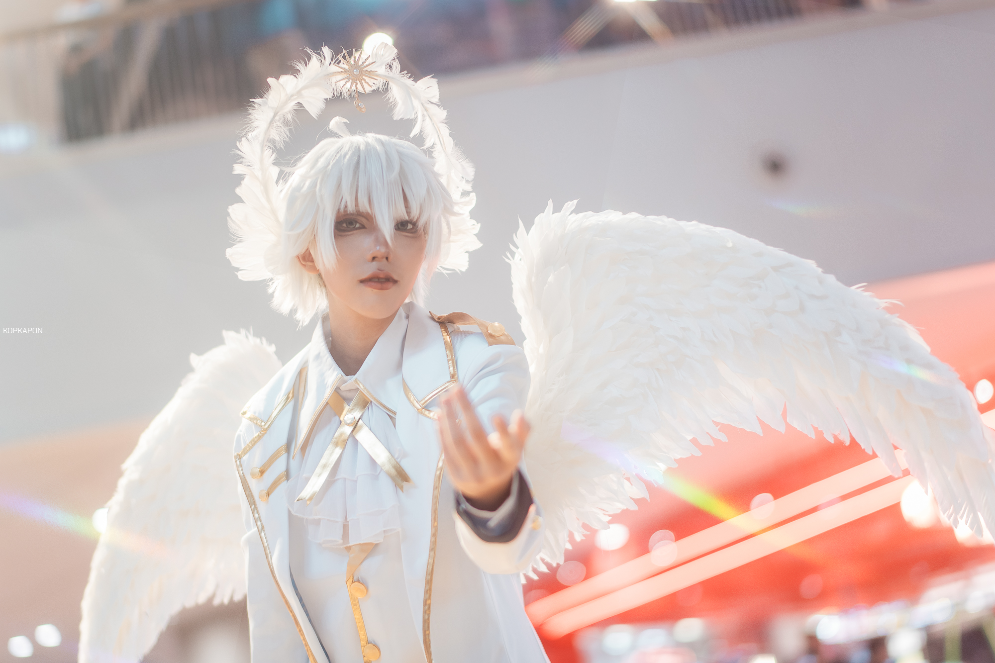 HOLOUN Blue Lock Angel Wings NAGI Cosplay Costume Angels Series Anime ...