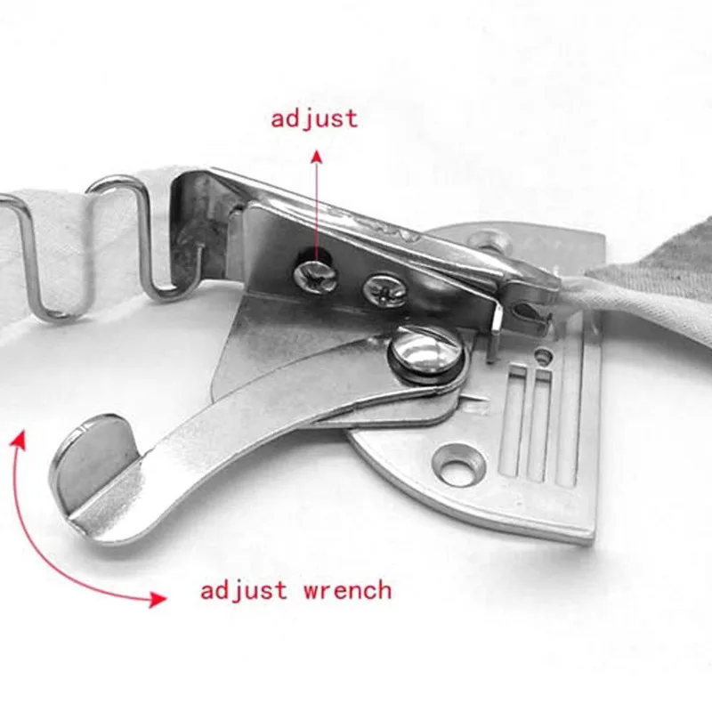 Overlock Folder For Lockstitch Machine Metal Hemmer Bias Binder ...
