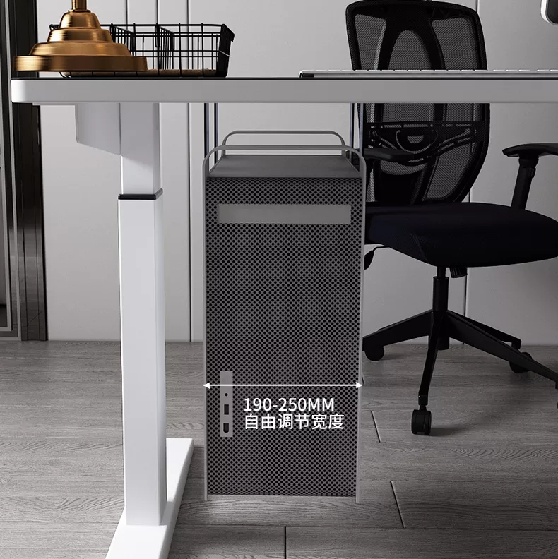 Desk Adjustable Stand Lift Computer Mainframe Hanger Host Box Bracket ...