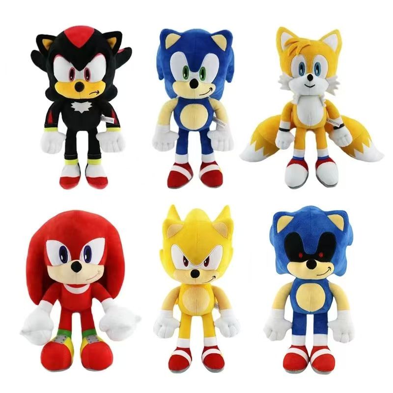 Super Sonic Stuffed Toy Hedgehog Sonic Plush Toy Cute Sonic Stuff Toy ...