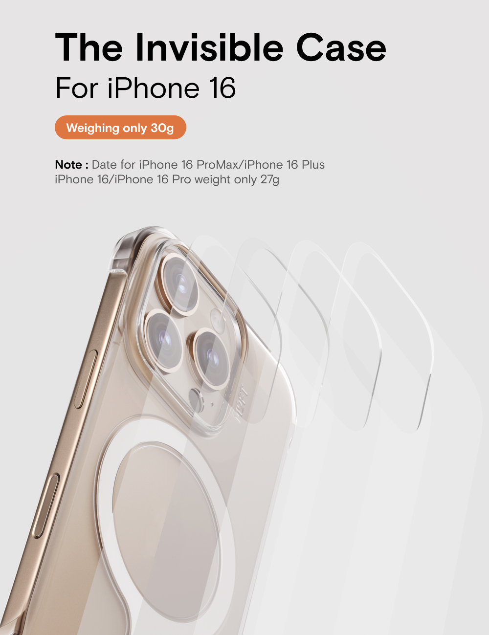 MOFT Snap Invisible Case for iPhone 16 pro max/pro/plus - Magnetic ...