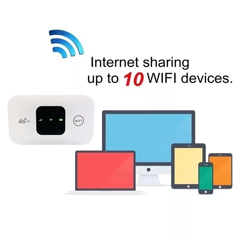 MF800 Portable Pocket WiFi Openline 4G LTE Hotspot Router Modem ...