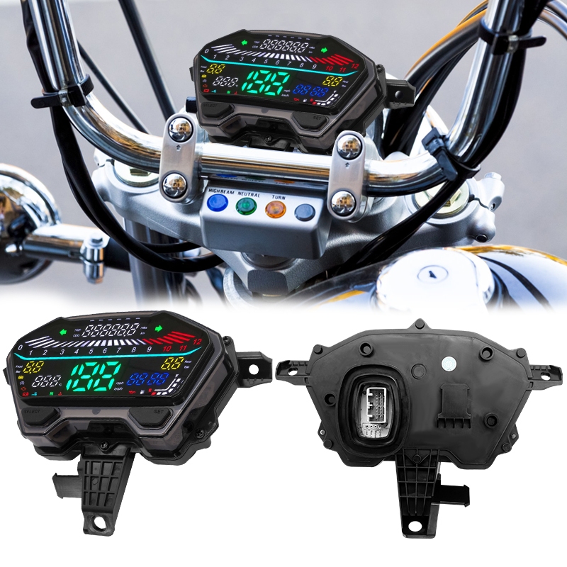 SOARFLY New LED Full Digital Speedometer LED Digital Tachometer for ...