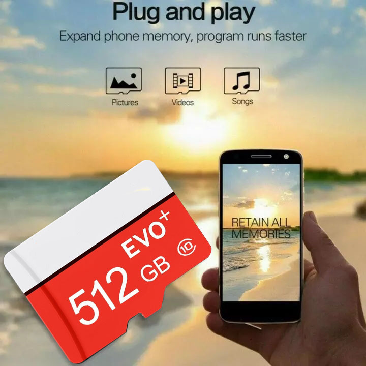 thumbnail image 2 of Tf Card 2-Pack 32GB Micro SD Cards With Adapters - 80MB/s High Speed Memory For Phones, Tablets & Cameras MicroSD With Adapter 2 of 9