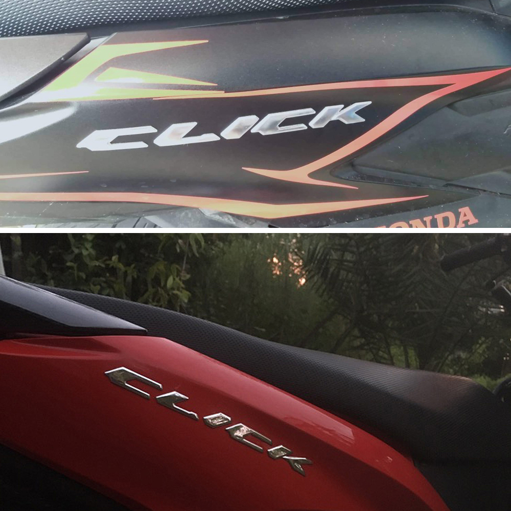 For Motorcycle Sticker 'Limited' Letter Sticker for HONDA Click 125i V2 ...