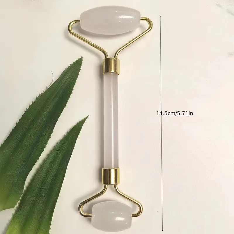 Color Glass Jade Facial Roller Facial Massage Tool Suitable for Facial ...