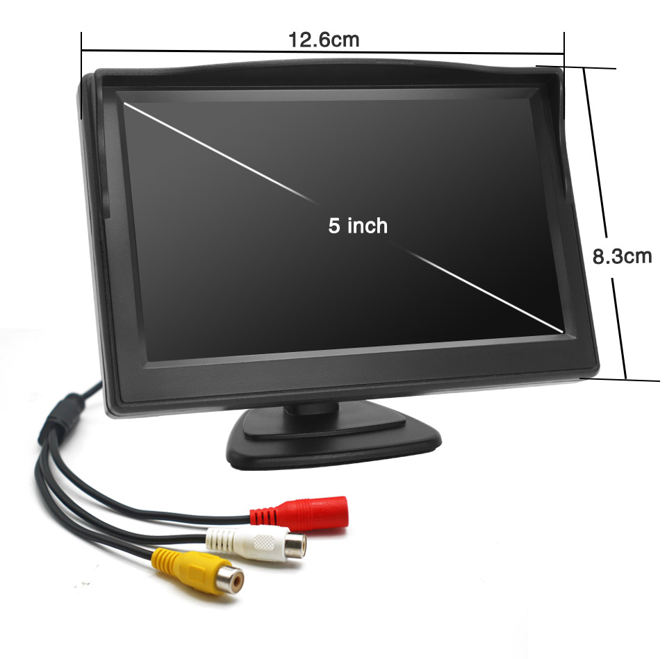 Smartour AHD 1080P Car Reversing Camera+5-inch Display Screen Set ...