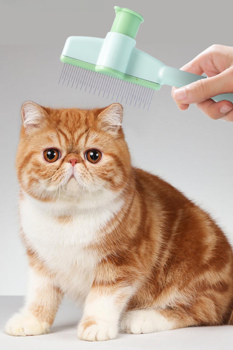 Professional Flea Cat Combs for Cats Dogs Floating Hair Removal Brush ...