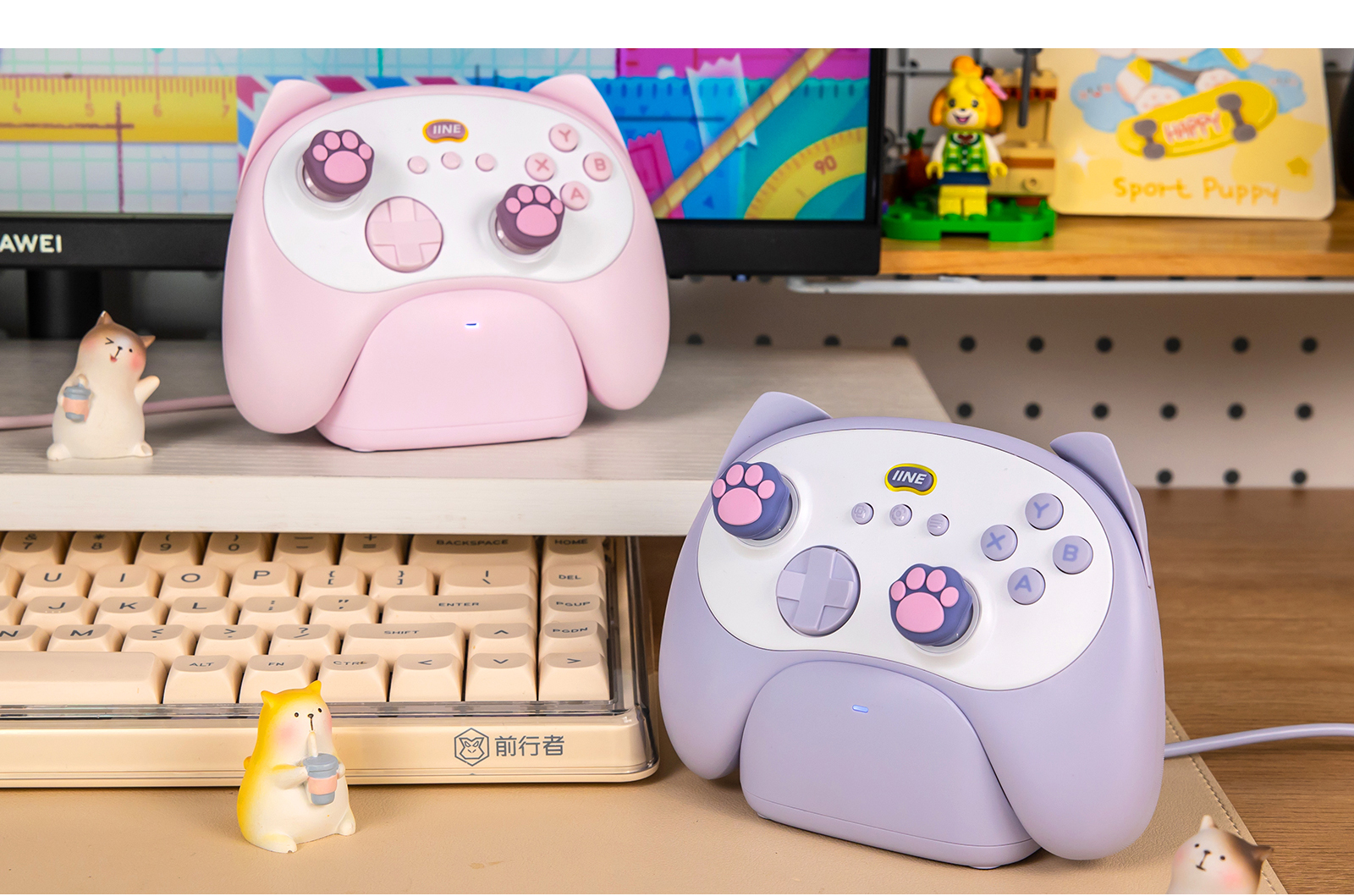 IINE Meow Kitten Controller with Charging Dock | High-Density Hall ...