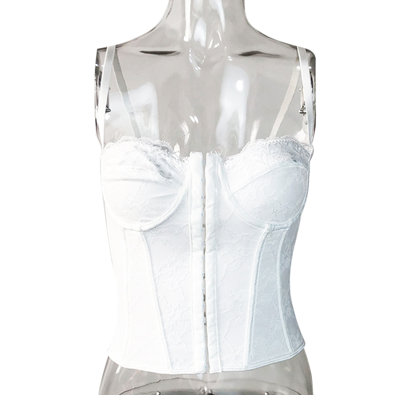 WECHERY String Crop Top Fashion Women Sexy Backless Shaper Corset Tops ...
