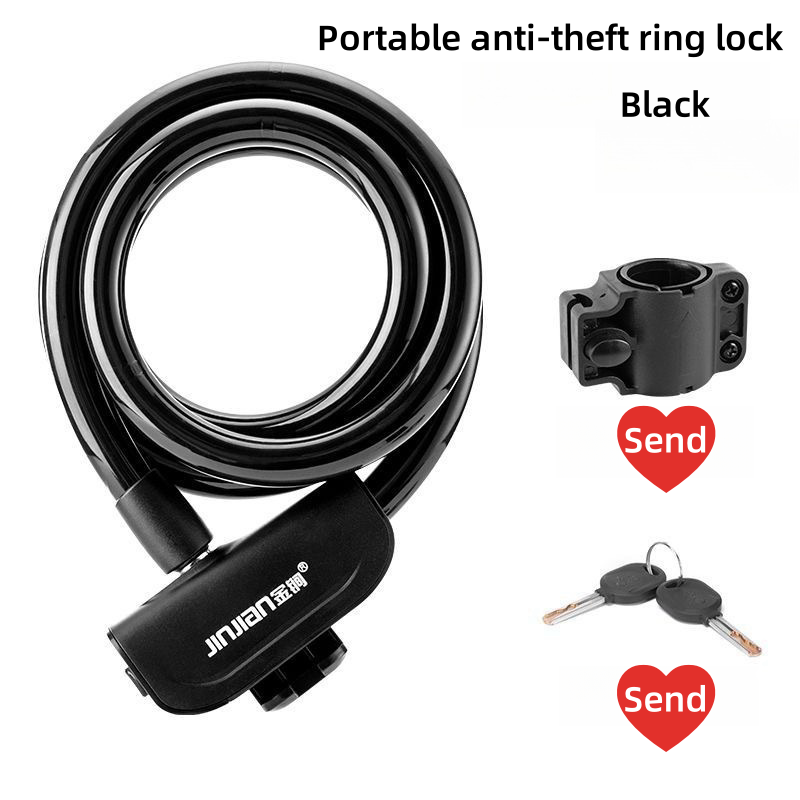 Security Bike Cable Lock 12MM Thicked Steel Wire Lock Anti-theft ...