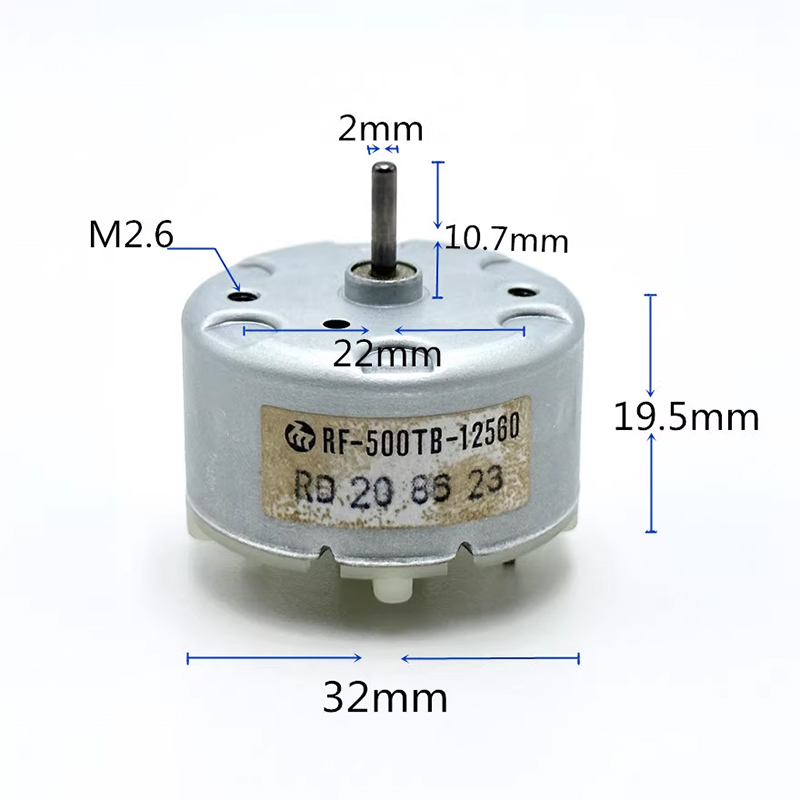 Moteur Micro DC Mabuchi RF-500TB-12560 - Neuf, Pour Modélisme Ou Bricolage