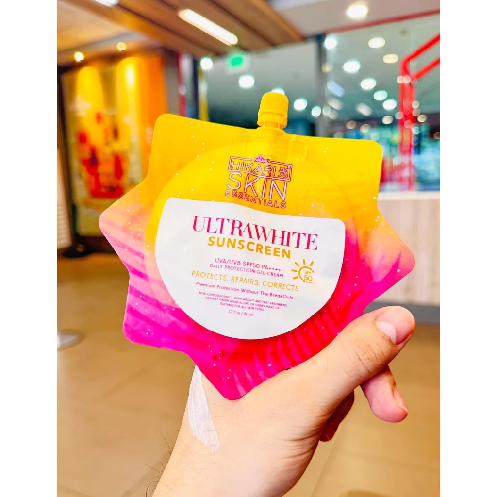 HIKARI Sunscreen Sunblock Cream Ultra White Sun Screen Sukee Whitening ...