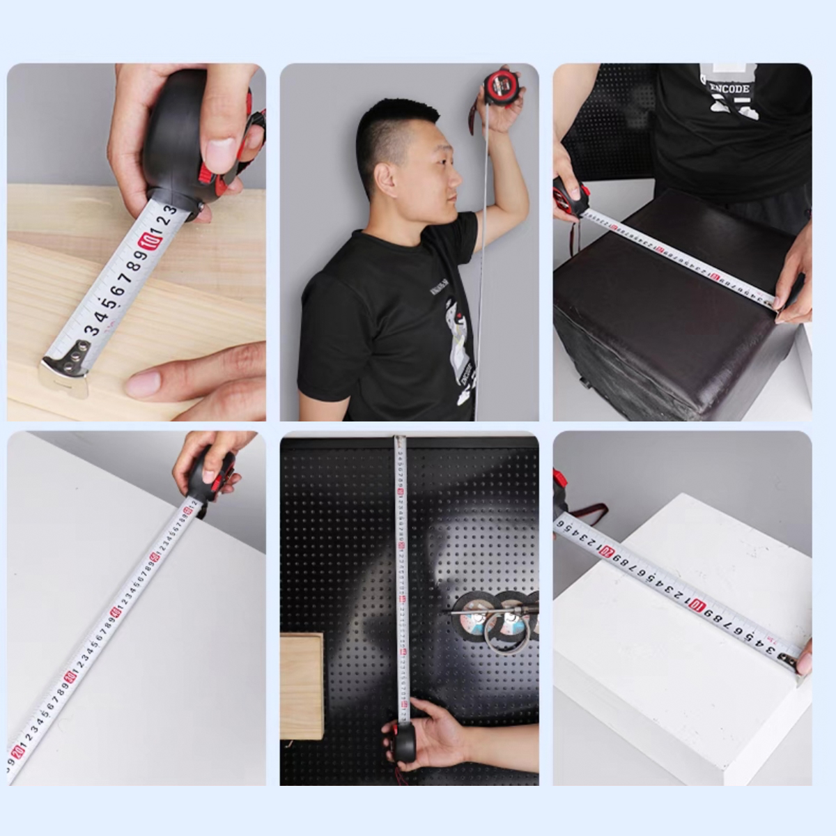Self-Locking Measure Tape measuring tools Metric Ranging Tool/Meter ...