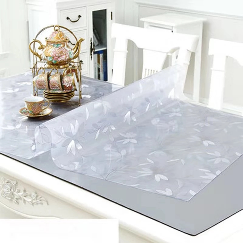 Thickness Soft 1.5MM Tablecloth Transparent PVC Table Cloth Waterproof ...