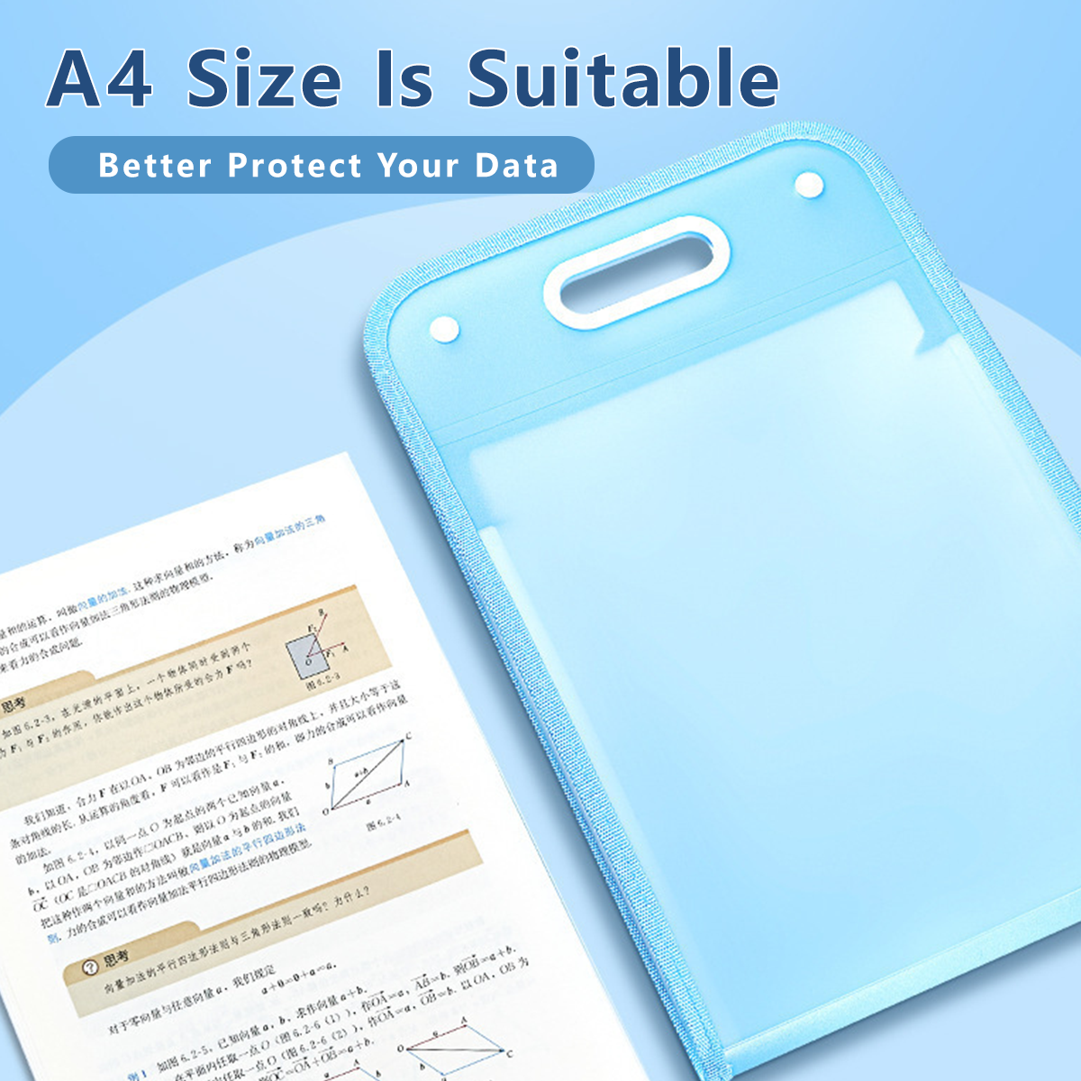 File Folders Organizer with Handle and Labels 13 Pockets Expanding Test ...