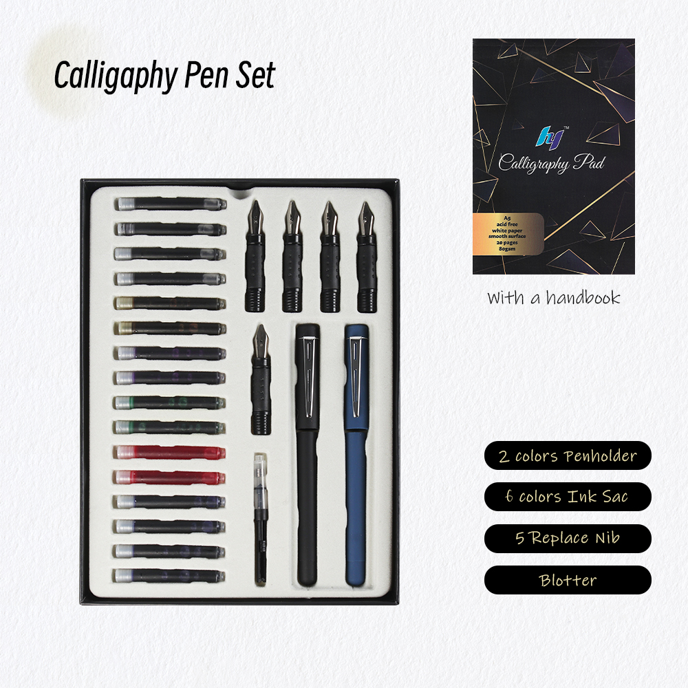 SeamiArt 25pcs Calligraphy Premium Pen set with Practice Pad School ...