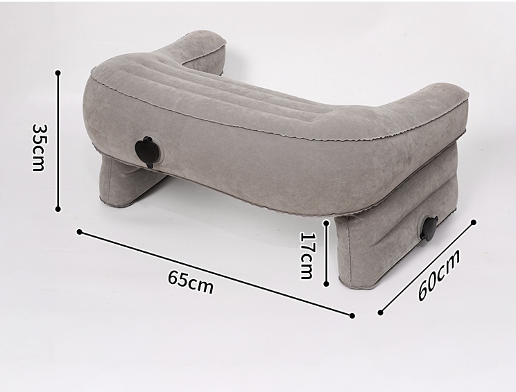 Inflatable reading desk sofa with armrests, flocked computer desk, a ...