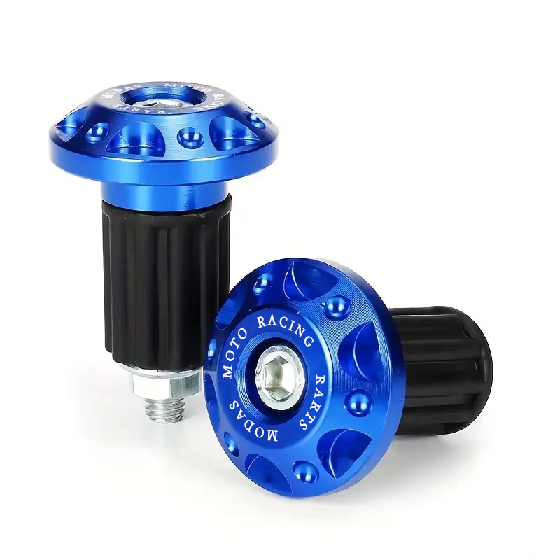 MALCOLM CNC Metal Motorcycle Handlebar End Plugs 2PCS - Counterweight ...