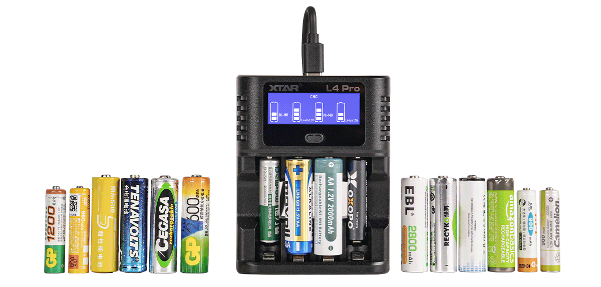 XTAR L4 Pro Multifunctional Smart Charger, Rescue Over ... - UK - View #8