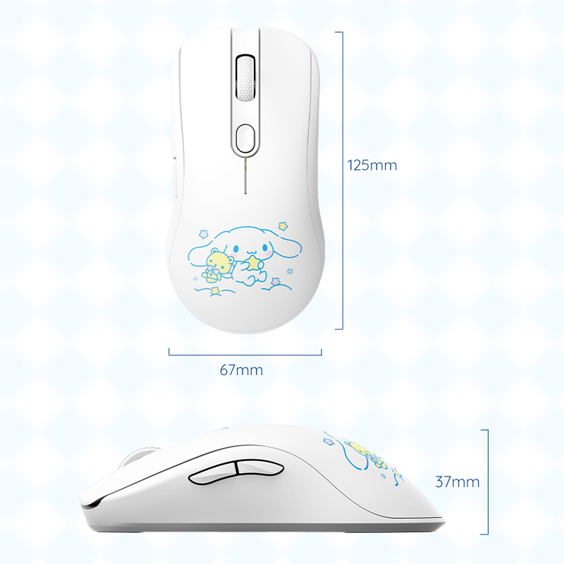 AG One Light Cinnamoroll Dual-mode Mouse with Ergonomic Design , 3 ...
