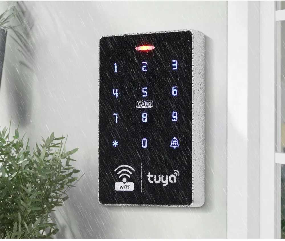 Wifi Tuya Door Access Control System Kit Set Waterproof RFID Keypad ...