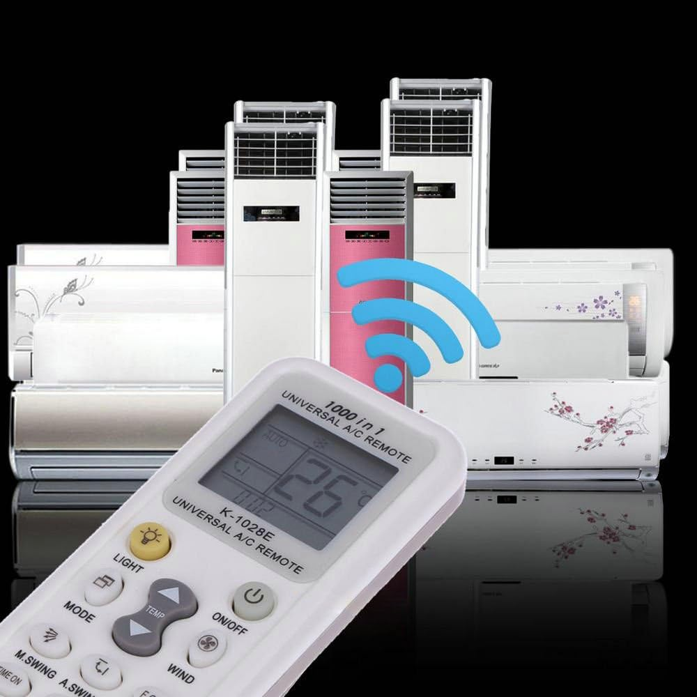 Universal Air Conditioner Remote Control 1000 in 1 AC Digital LCD ...