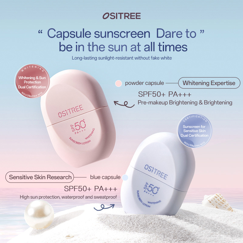 Ositree Ositree Sunscreen Cream SPF50+Female Refreshing Face Physical ...