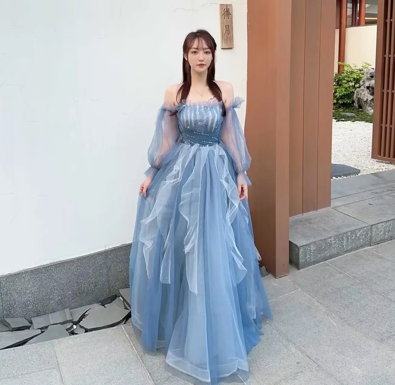 Grandmother's Legacy Dark Blue 2 Women's Sleeveless Long Dress main image 1