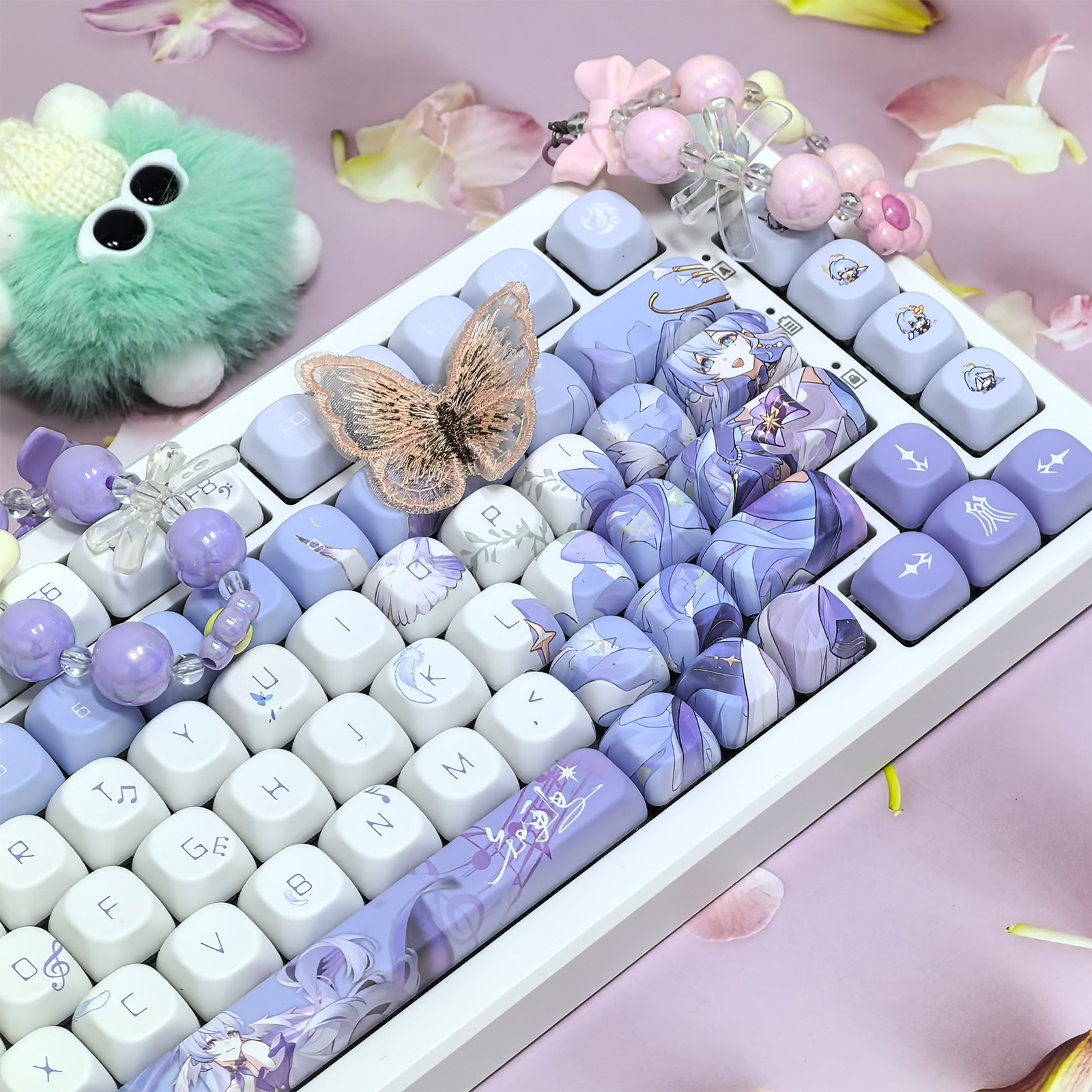 Robin Keycap Cherry Profile 120+ Keys PBT Five-sided Dye Sublimation ...