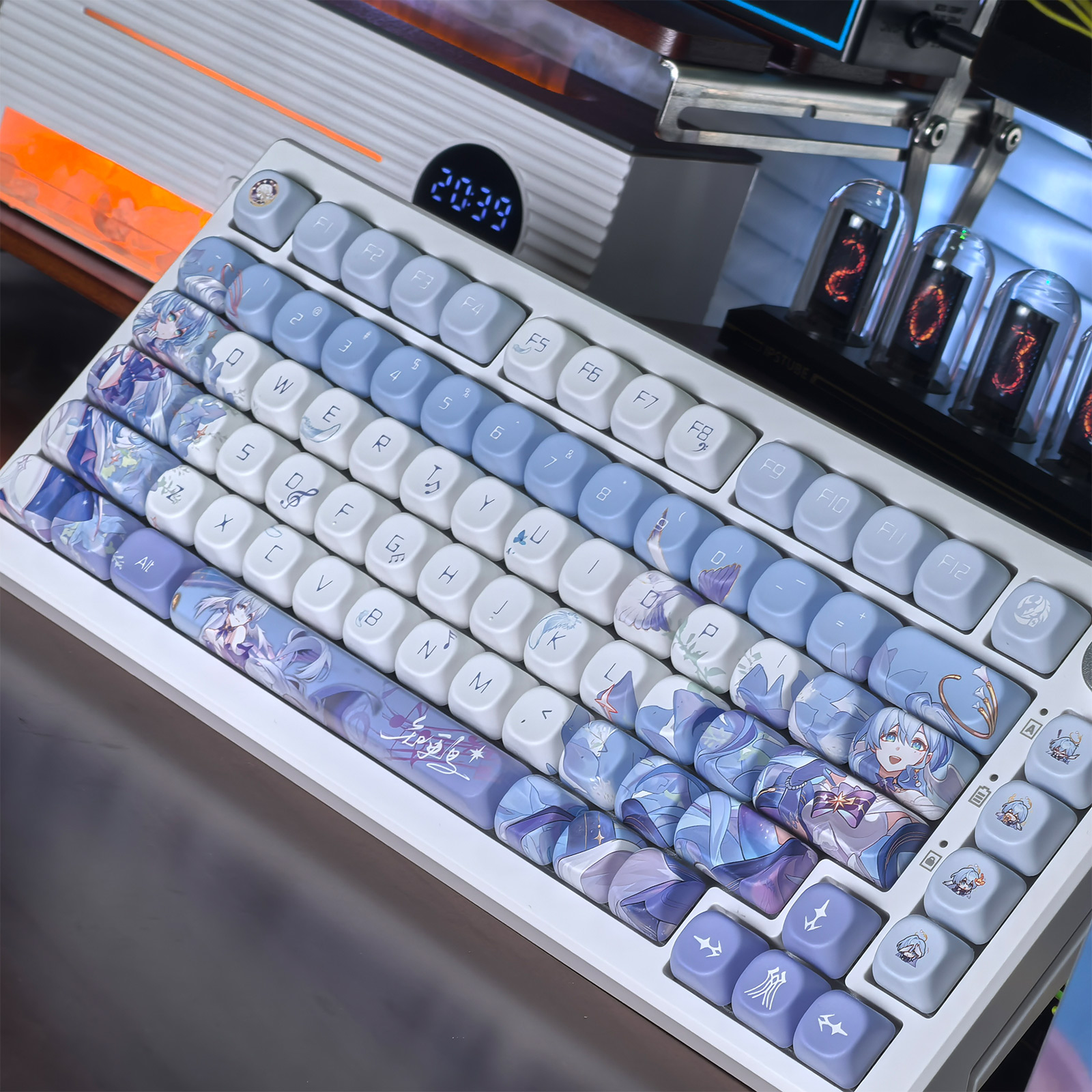 Robin Keycap Cherry Profile 120+ Keys PBT Five-sided Dye Sublimation ...