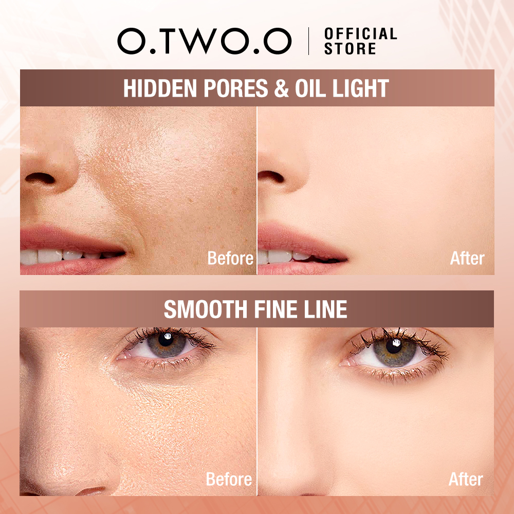 O.TWO.O Face Primer+ Setting Spray Long Lasting Waterproof Face Makeup ...
