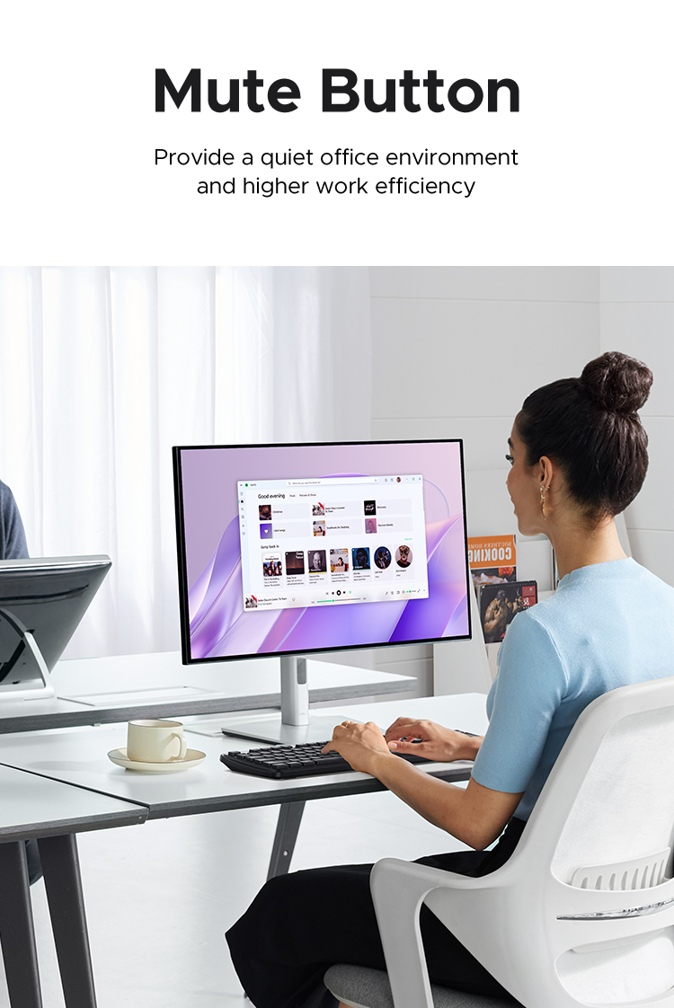 UGREEN 2.4G Wireless Slient Keyboard Ergonomic Design 10M Transmission ...
