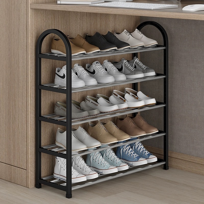 4 /5 Layer Simple Shoe Rack Shoe Cabinet Student Dormitory Assembled ...